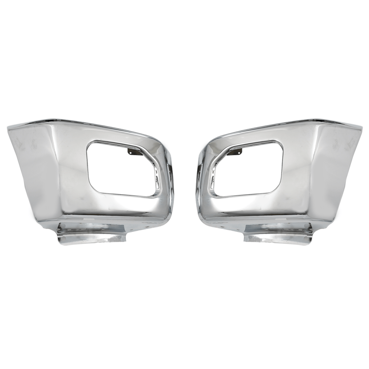 Fit For Ford F250 F350 Super Duty 11-16 Chrome Front Bumper Face Bar w/ Fog Hole
