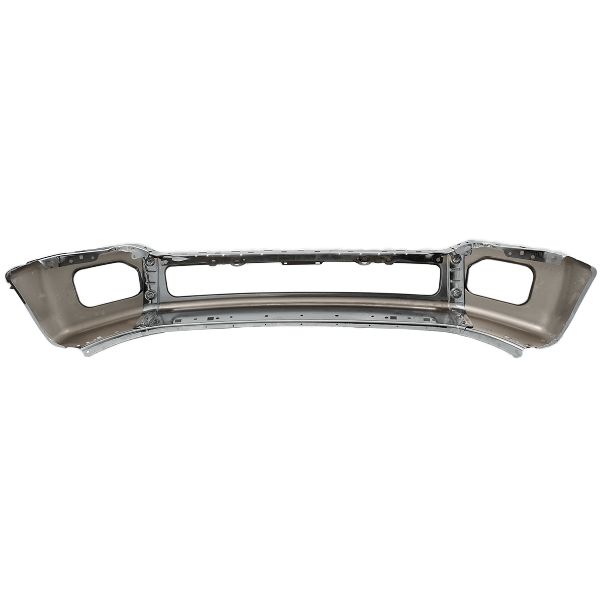 Fit For Ford F250 F350 Super Duty 11-16 Chrome Front Bumper Face Bar w/ Fog Hole