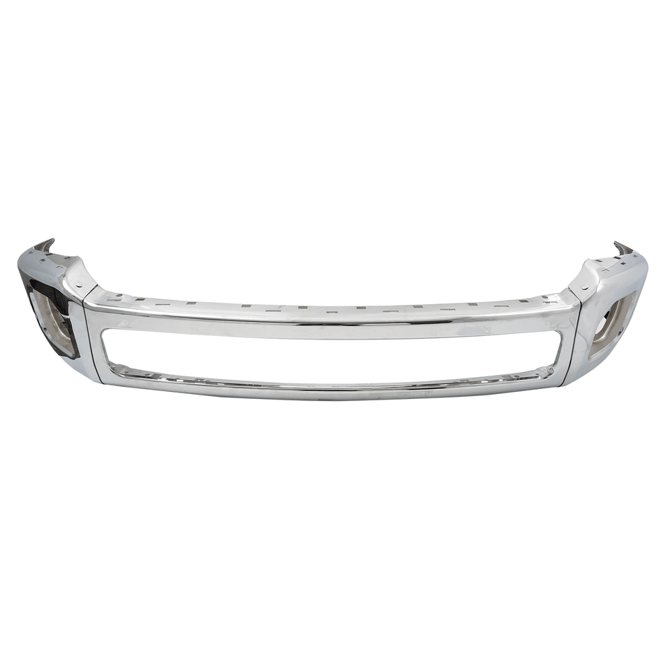Fit For Ford F250 F350 Super Duty 11-16 Chrome Front Bumper Face Bar w/ Fog Hole
