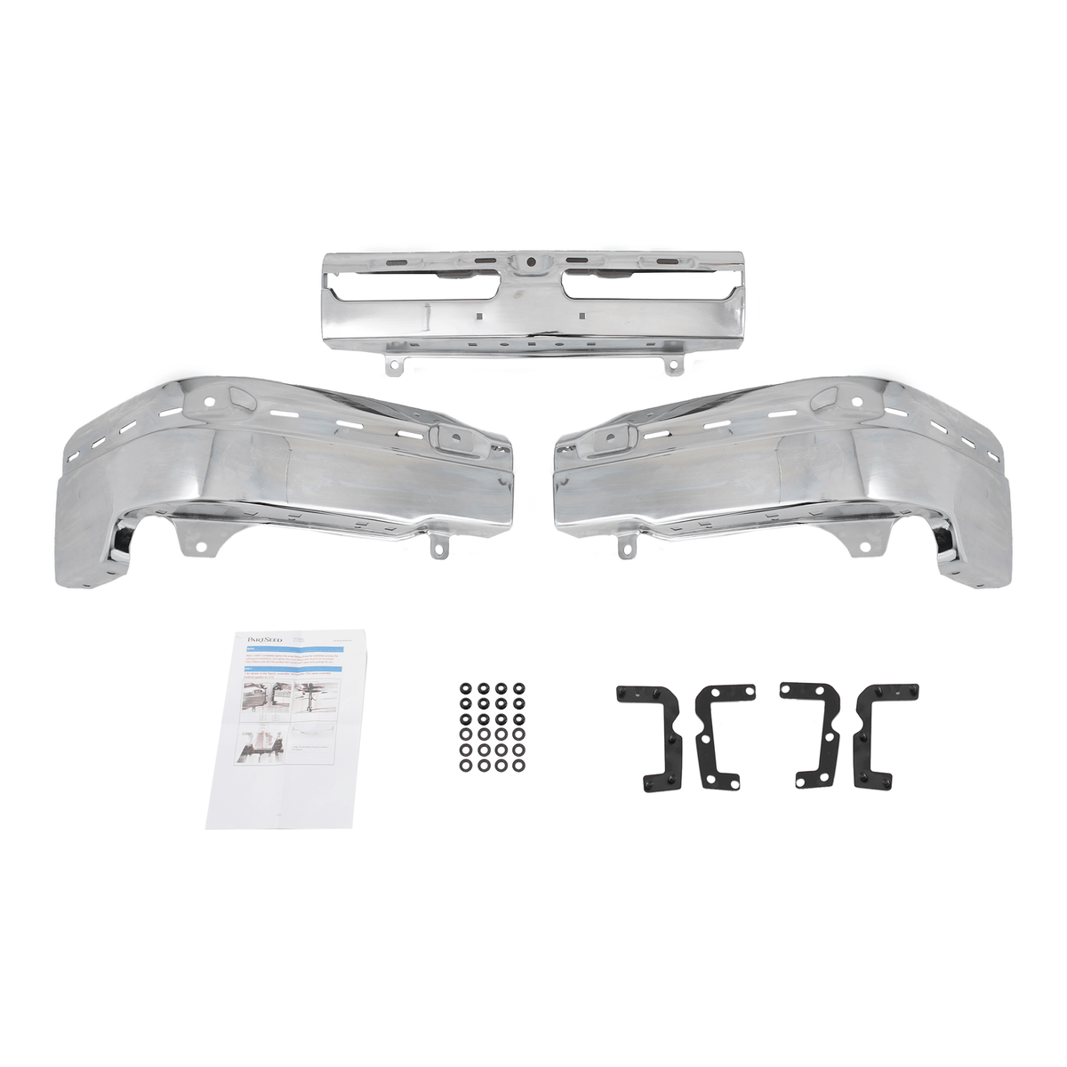 Fit For Ford F250 F350 Super Duty Truck 11-16 Chrome Steel Front Bumper Face Bar