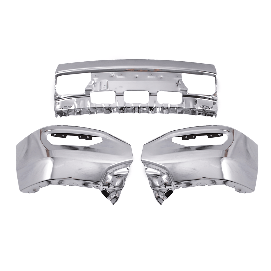 Fit For GMC Sierra 1500 2016 2017 2018 Front Bumper Chrome Face Bar