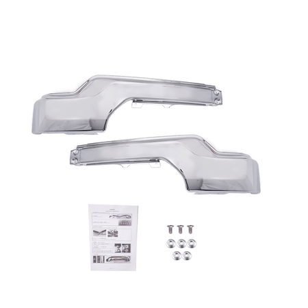 Fit for GMC Sierra 1500 2019 2020 2021 Front Bumper Face Bar W/o Sensors Chrome