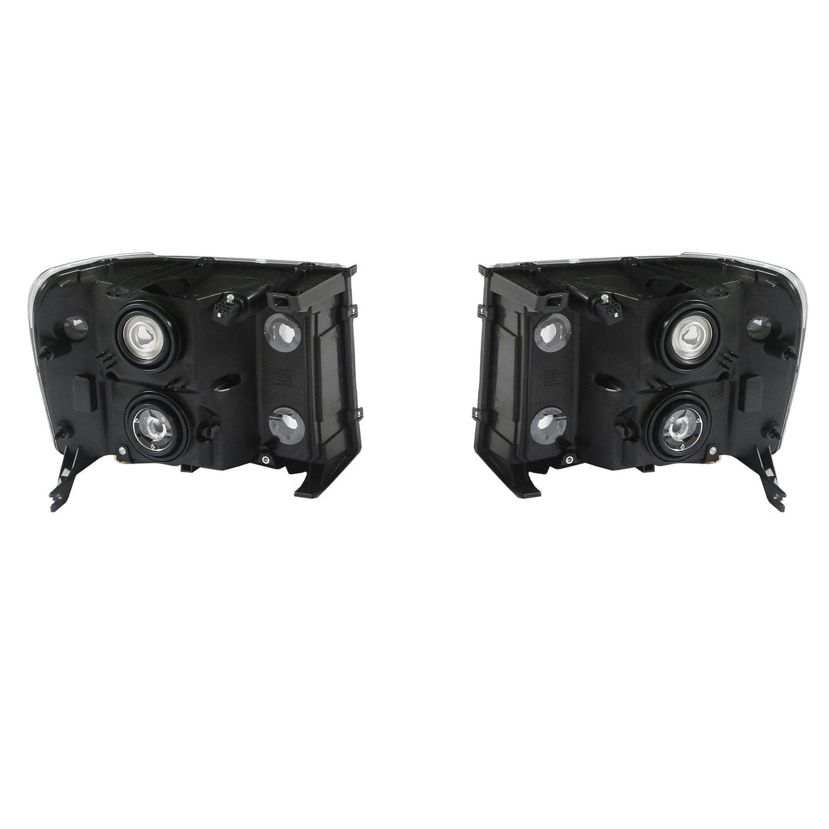 Fit For GMC Sierra 1500 2500HD 3500HD 07-2014 Headlight Headlamps Chrome Housing