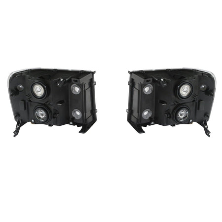 Fit For GMC Sierra 1500 2500HD 3500HD 07-2014 Headlight Headlamps Chrome Housing