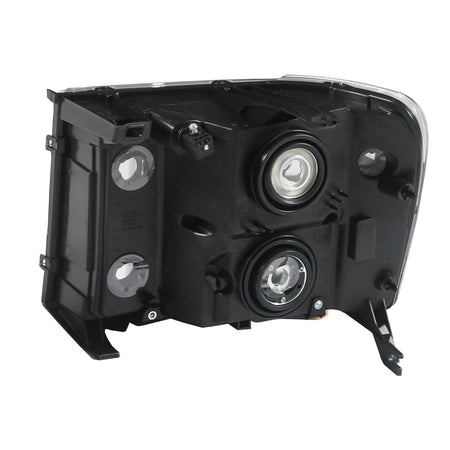 Fit For GMC Sierra 1500 2500HD 3500HD 07-2014 Headlight Headlamps Chrome Housing