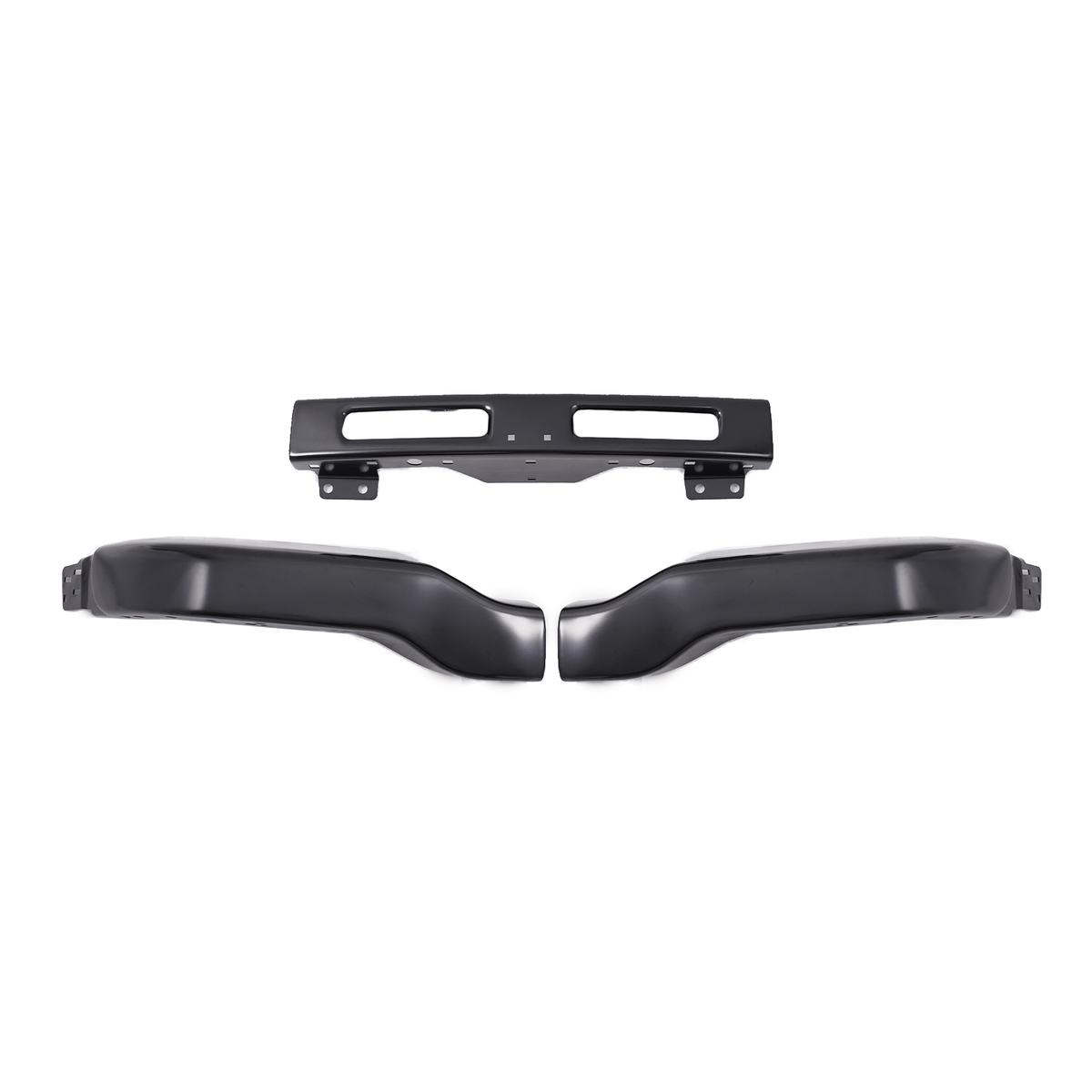 Fit For GMC Sierra 1500 Classic 2003-07 Front Bumper Face Bar w/o Bracket Black