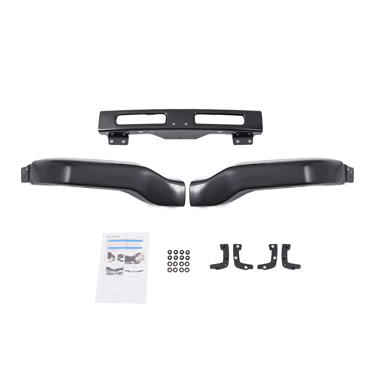 Fit For GMC Sierra 1500 Classic 2003-07 Front Bumper Face Bar w/o Bracket Black