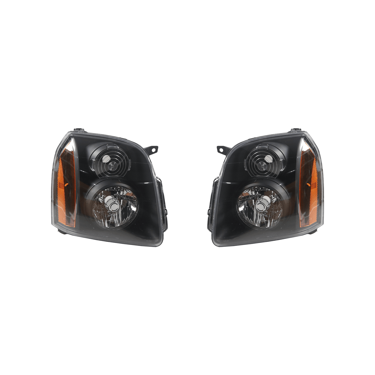 Fit For GMC Yukon Denali XL1500 2500 2007-2014 Headlight Black Trim Left Right