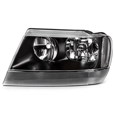 Fit For Jeep Grand Cherokee 99-04 Black Housing Headlights Assembly Left Right