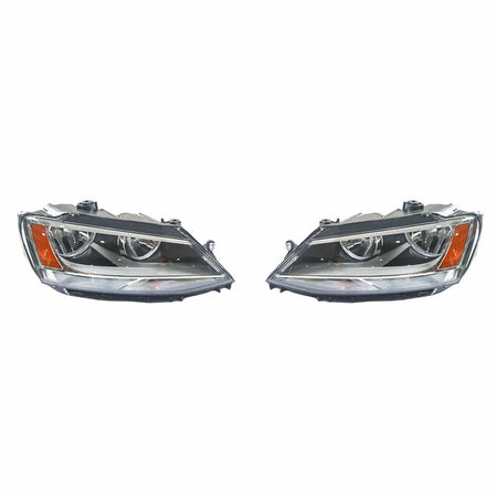 Fit For SEL SE Sport Sedan 2011-2018 Headlights Headlamps Halogen Left Right
