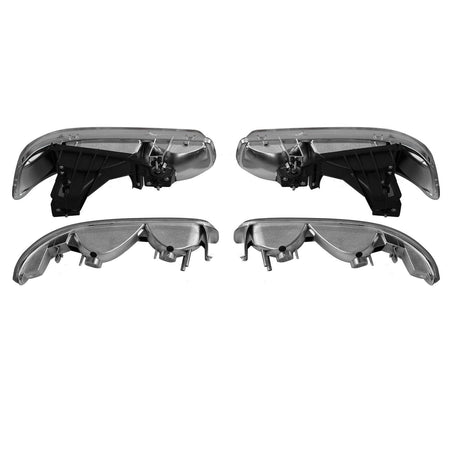 Fit For Silverado 99-02 Suburban Tahoe 00-06 Chrome Headlights Bumper Lights