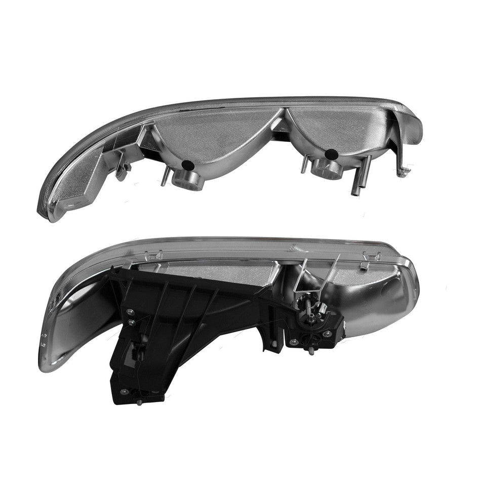 Fit For Silverado 99-02 Suburban Tahoe 00-06 Chrome Headlights Bumper Lights