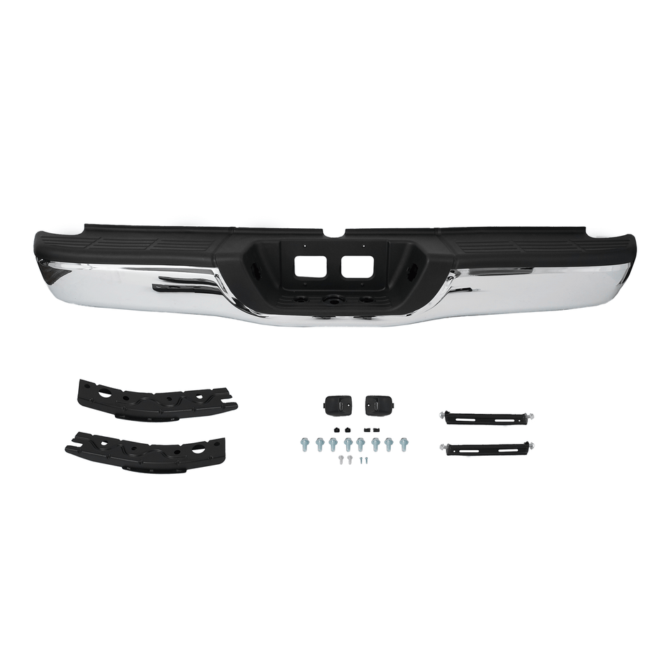 Fit For Toyota Tundra 00-06 Rear Step Bumper Complete Assembly Steel New Chrome