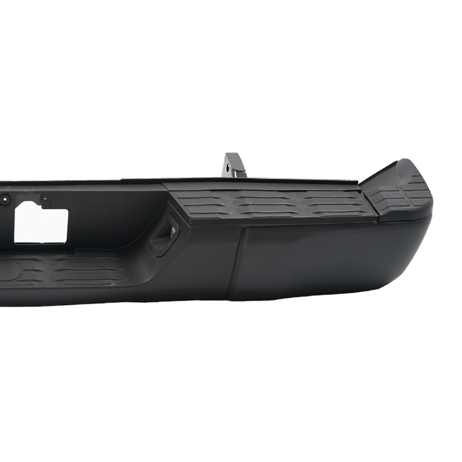 Fit For Toyota Tundra 2014-2021 Black Rear Step Bumper Assembly W/O Sensor Holes