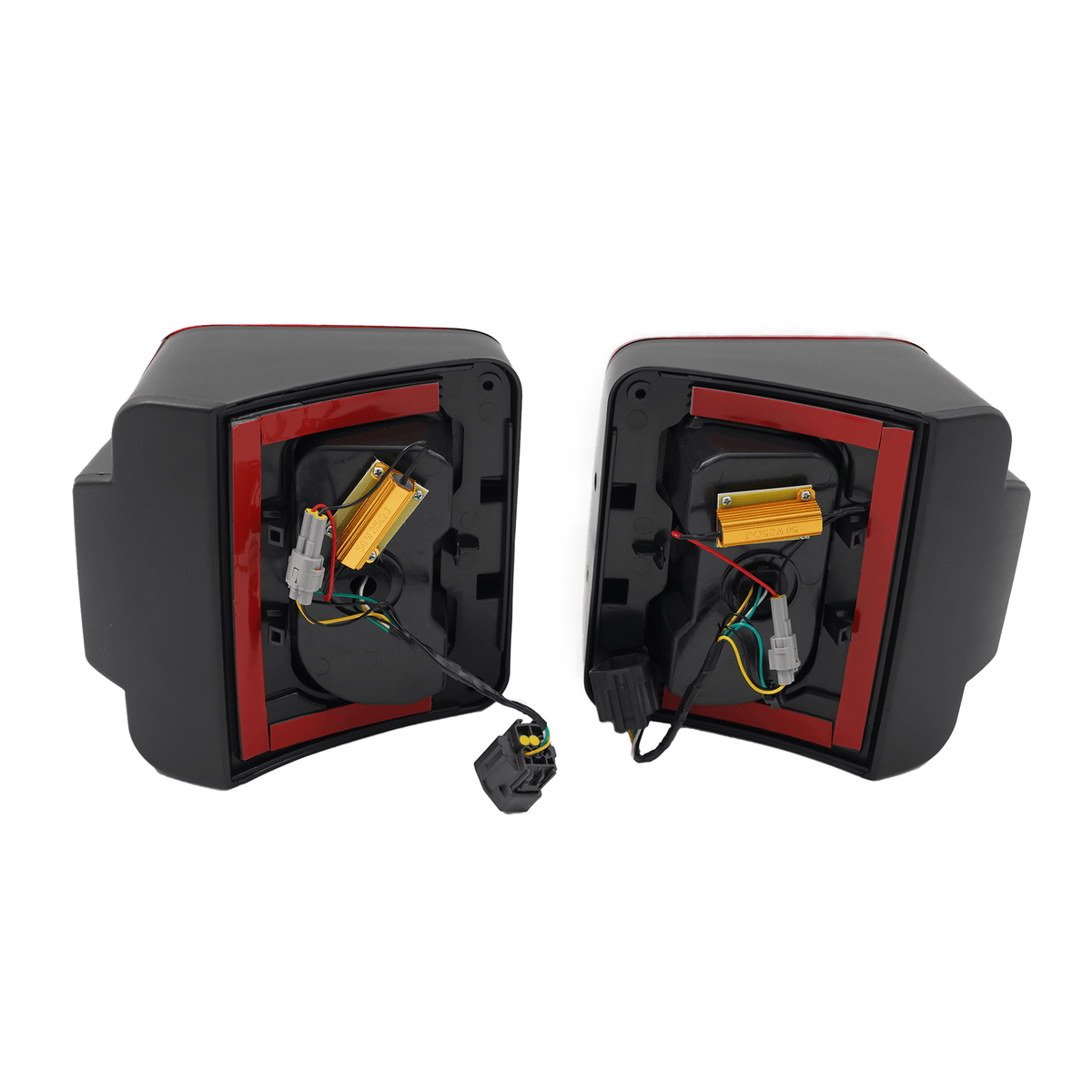 Fit For Wrangler JK Sport 2007-2018 Pair L R Rear Red Tail lights