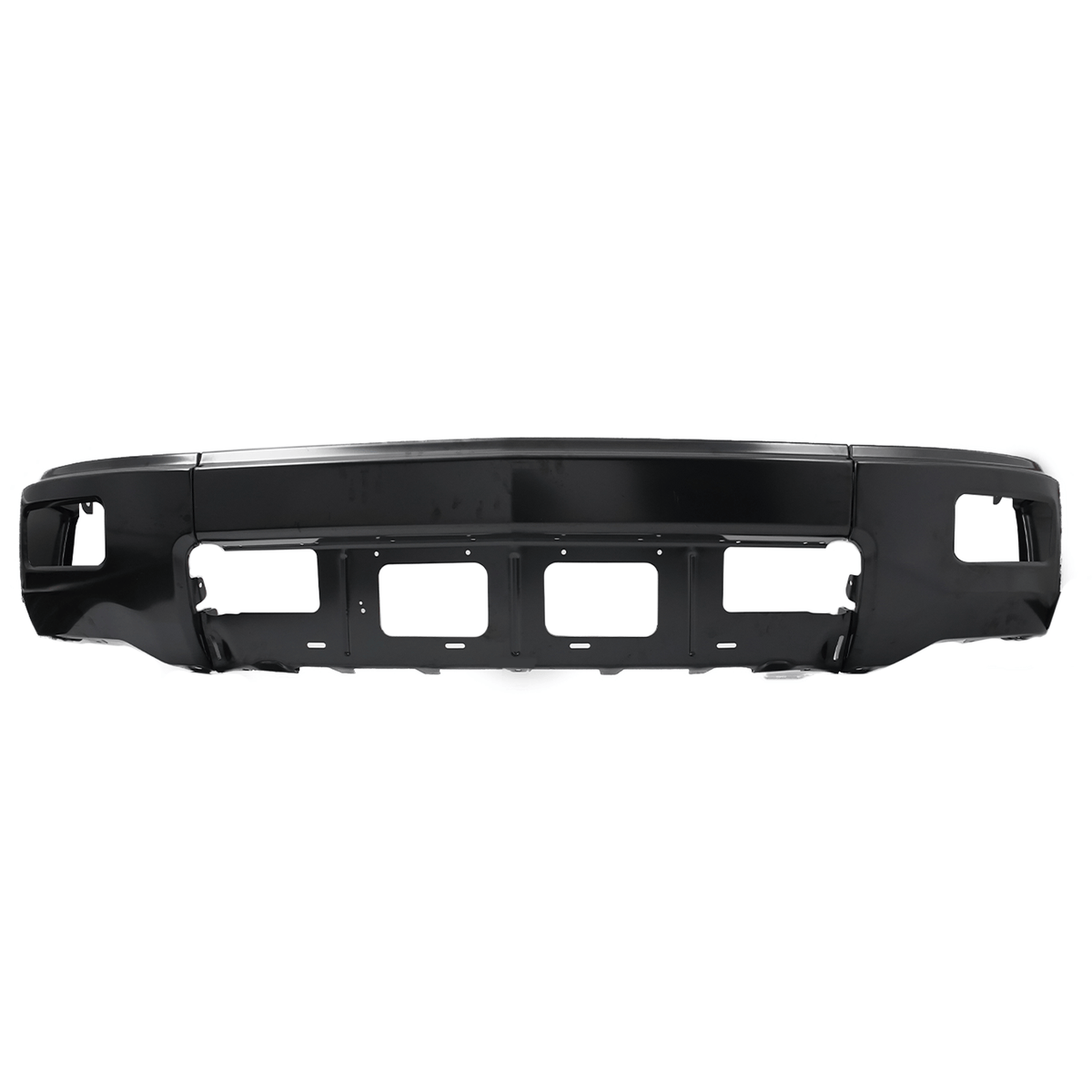 Front Bumper Cover Face Bar Steel W/ Fog Hole Fit For Chevy Silverado 1500 14-15