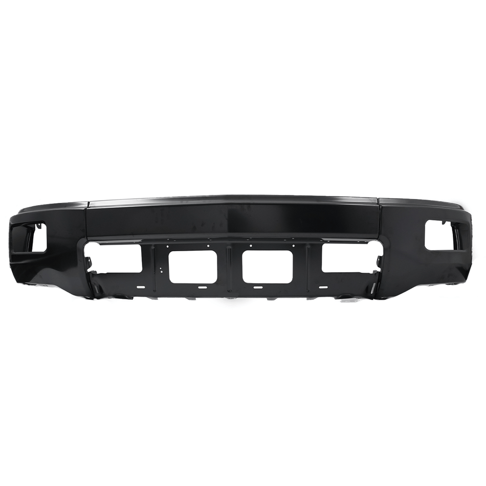 Front Bumper Cover Face Bar Steel W/ Fog Hole Fit For Chevy Silverado 1500 14-15
