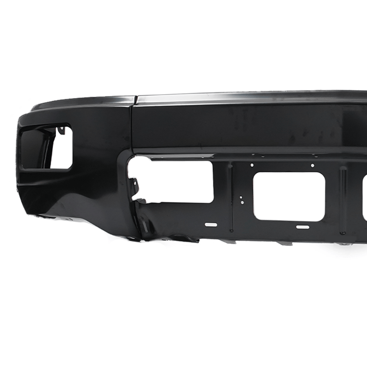 Front Bumper Cover Face Bar Steel W/ Fog Hole Fit For Chevy Silverado 1500 14-15
