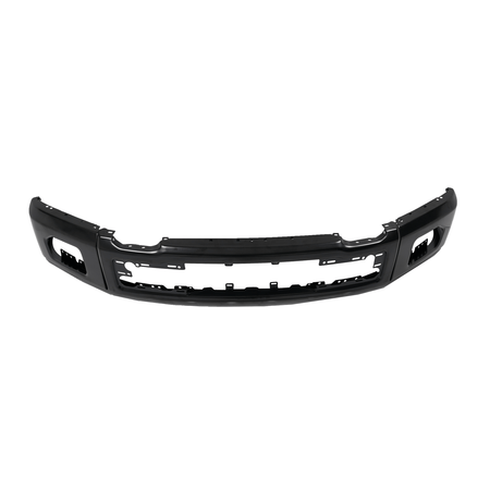 Front Bumper Face Bar Black Steel Fit For Ford F-150 2015-2017 w/Fog Light Hole