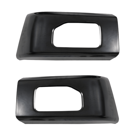 Front Bumper Face Bar Black Steel Fit For Ford F-150 2015-2017 w/Fog Light Hole