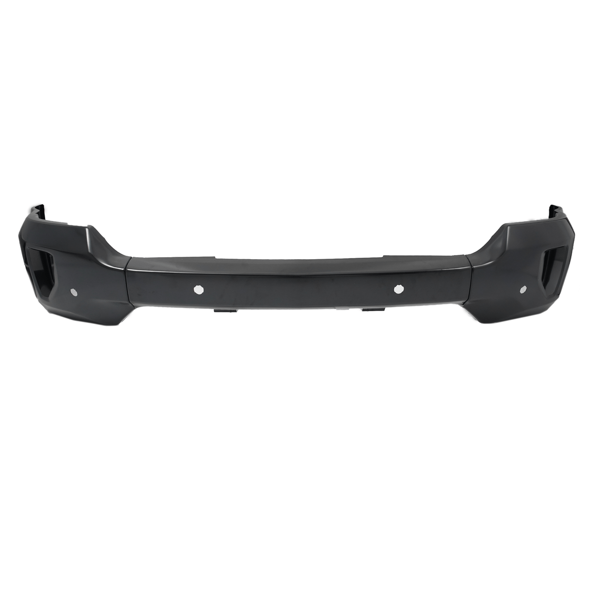 Front Bumper Face Bar Black W/ Sensor Hole Fit For Chevy Silverado 1500 16-18