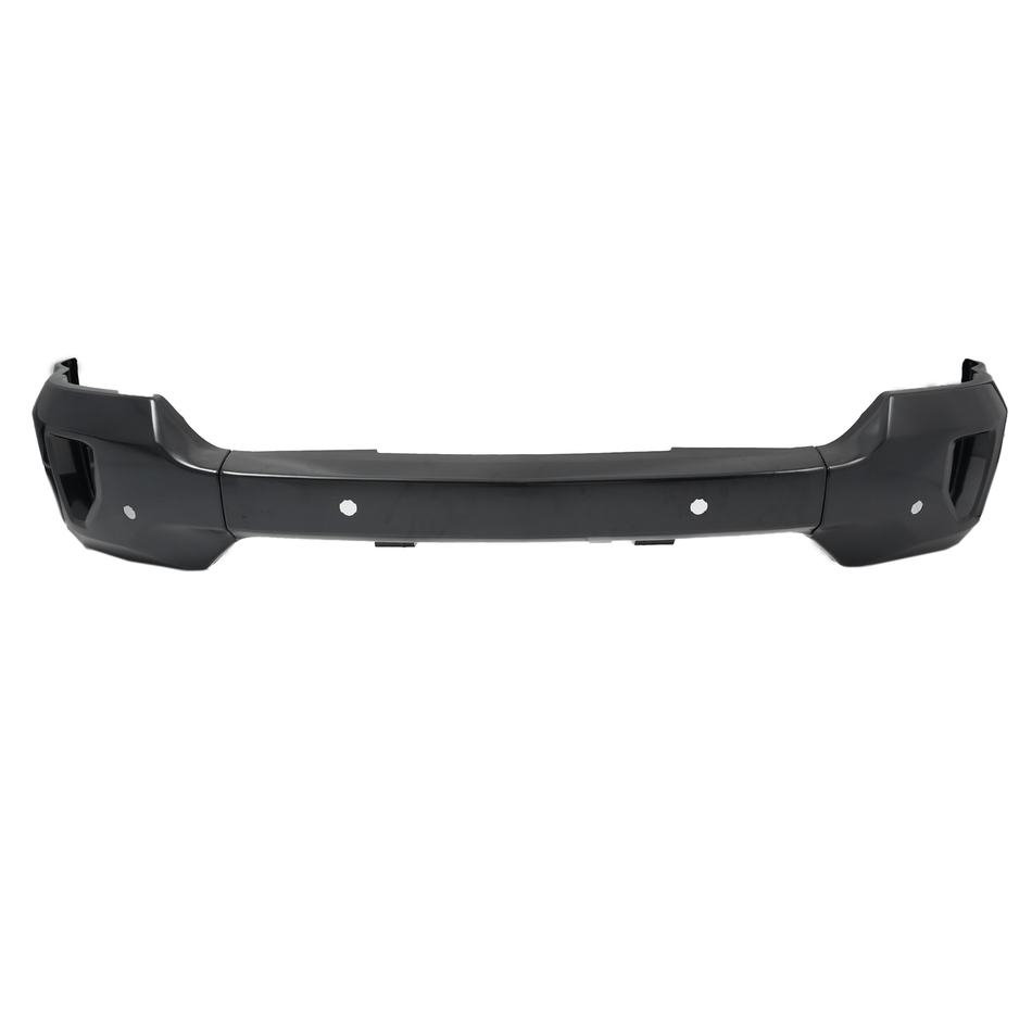 Front Bumper Face Bar Black W/ Sensor Hole Fit For Chevy Silverado 1500 16-18