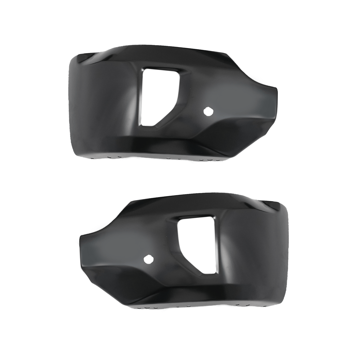 Front Bumper Face Bar Black W/ Sensor Hole Fit For Chevy Silverado 1500 16-18