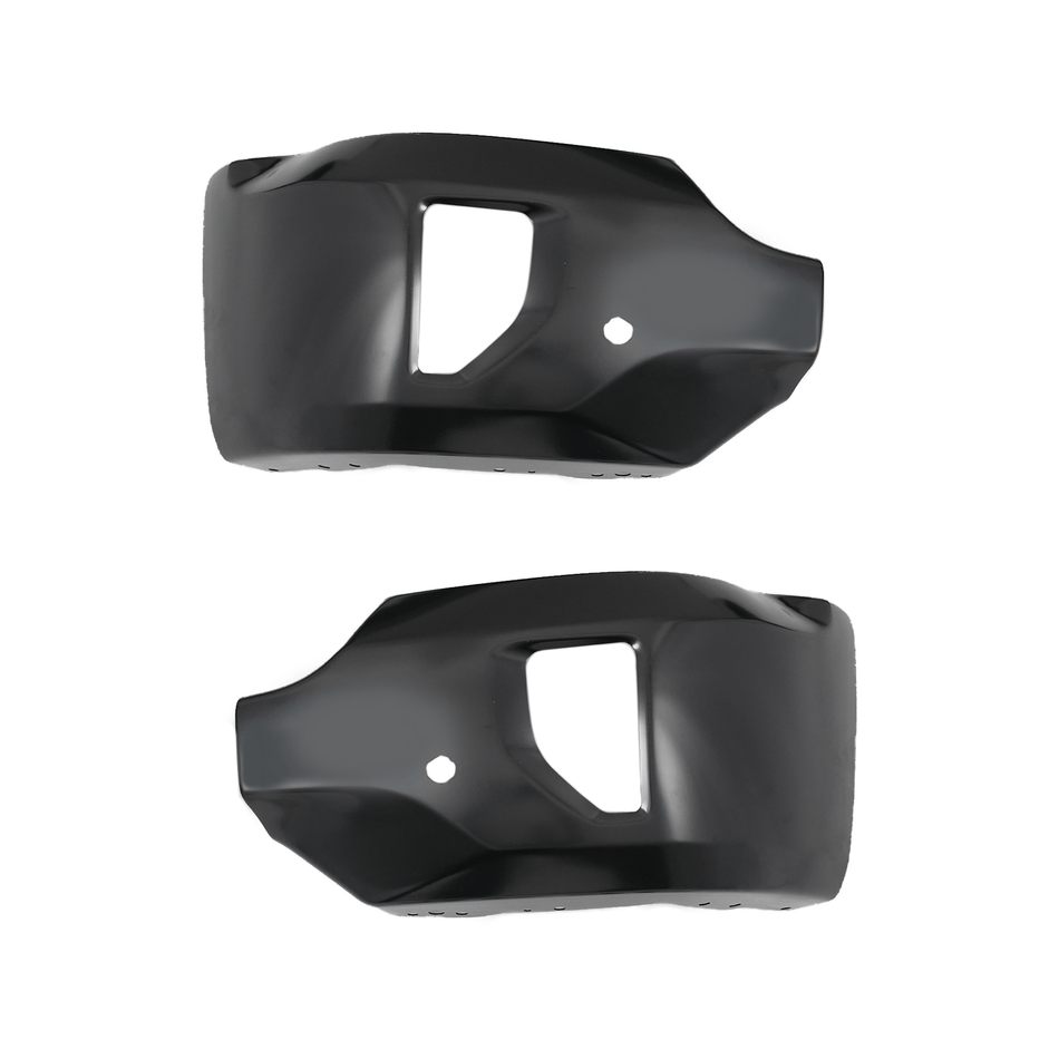 Front Bumper Face Bar Black W/ Sensor Hole Fit For Chevy Silverado 1500 16-18