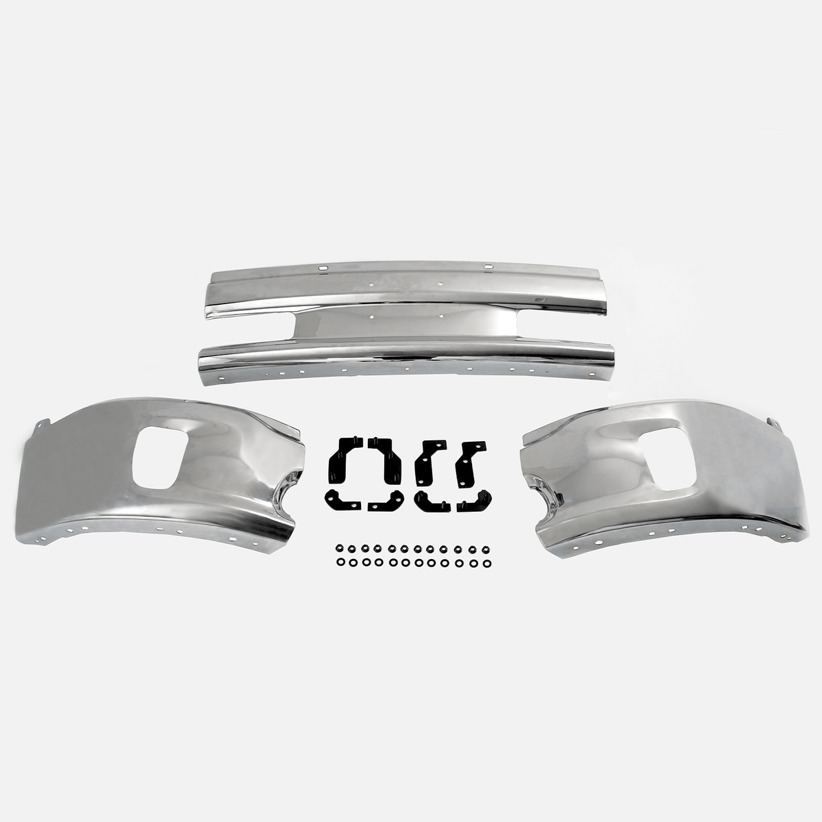 Front Bumper Face Bar Chrome Fit For Ram 1500 2013-2018 Ram 1500 2019-24