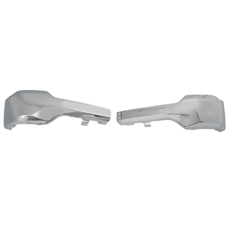 Front Bumper Face Bar Chrome W/o Holes Fit For Chevrolet Silverado 1500 16-18