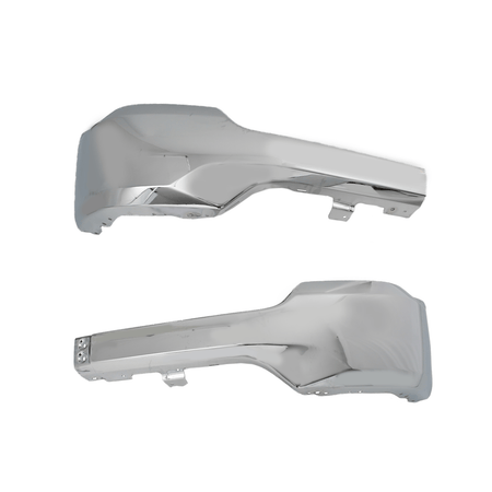 Front Bumper Face Bar Chrome W/o Holes Fit For Chevrolet Silverado 1500 16-18