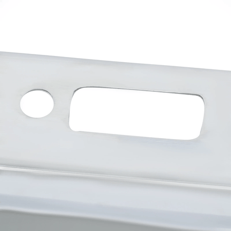 Front Bumper Face Bar Fit For 2013-18 RAM 1500 Steel Chrome W/o Fog Light Holes