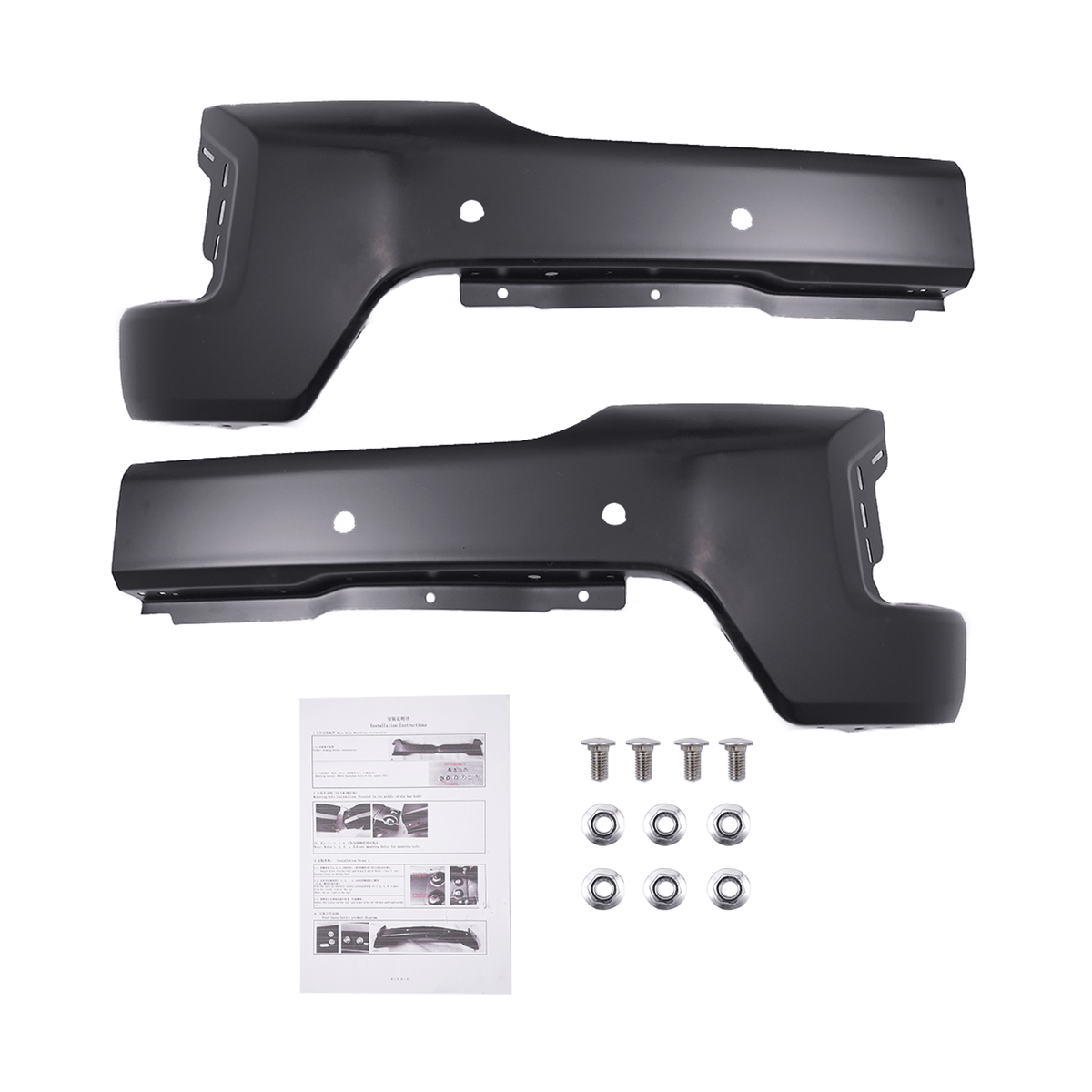 Front Bumper Face Bar Fit For Chevy Silverado 1500 19-22 W/ Sensor Holes