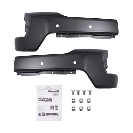 Front Bumper Face Bar Fit For Chevy Silverado 1500 19-22 W/ Sensor Holes