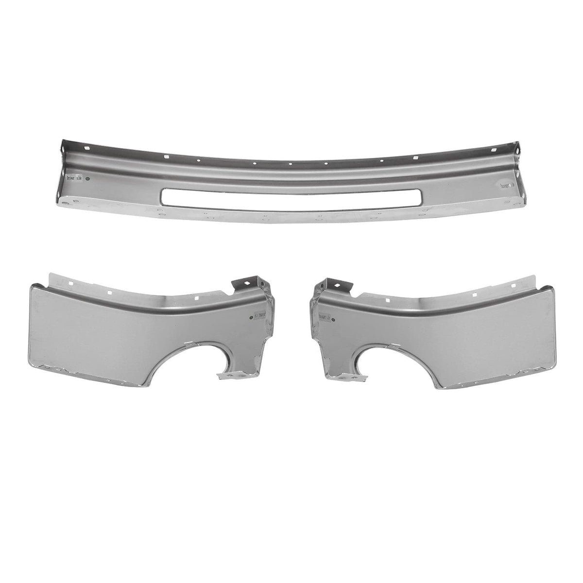 Front Bumper Face Bar Fit For GMC Sierra 1500 2007-2013 Chrome