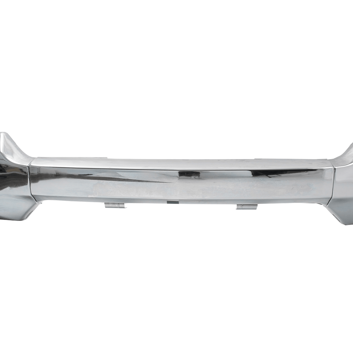 Front Bumper Face Bar w/Fog Light Hole Chrome Fit For Chevy Silverado 1500 16-19