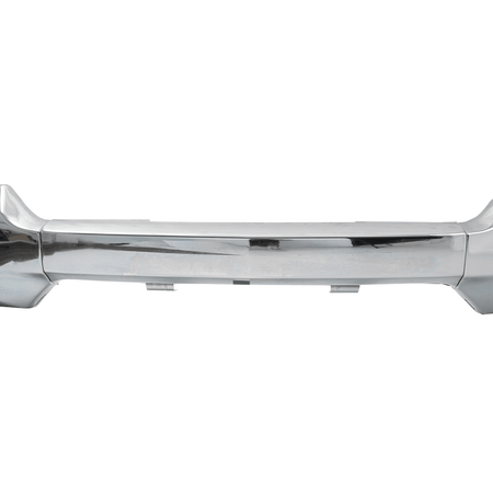 Front Bumper Face Bar w/Fog Light Hole Chrome Fit For Chevy Silverado 1500 16-19