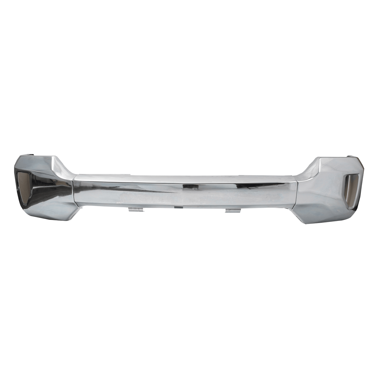 Front Bumper Face Bar w/Fog Light Hole Chrome Fit For Chevy Silverado 1500 16-19