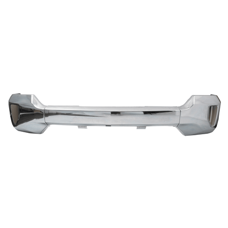 Front Bumper Face Bar w/Fog Light Hole Chrome Fit For Chevy Silverado 1500 16-19