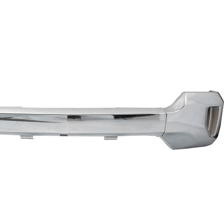 Front Bumper Face Bar w/Fog Light Hole Chrome Fit For Chevy Silverado 1500 16-19