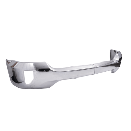 Front Bumper Face Bar w/Fog Light Hole Chrome Fit For Silverado 1500 2016-2019