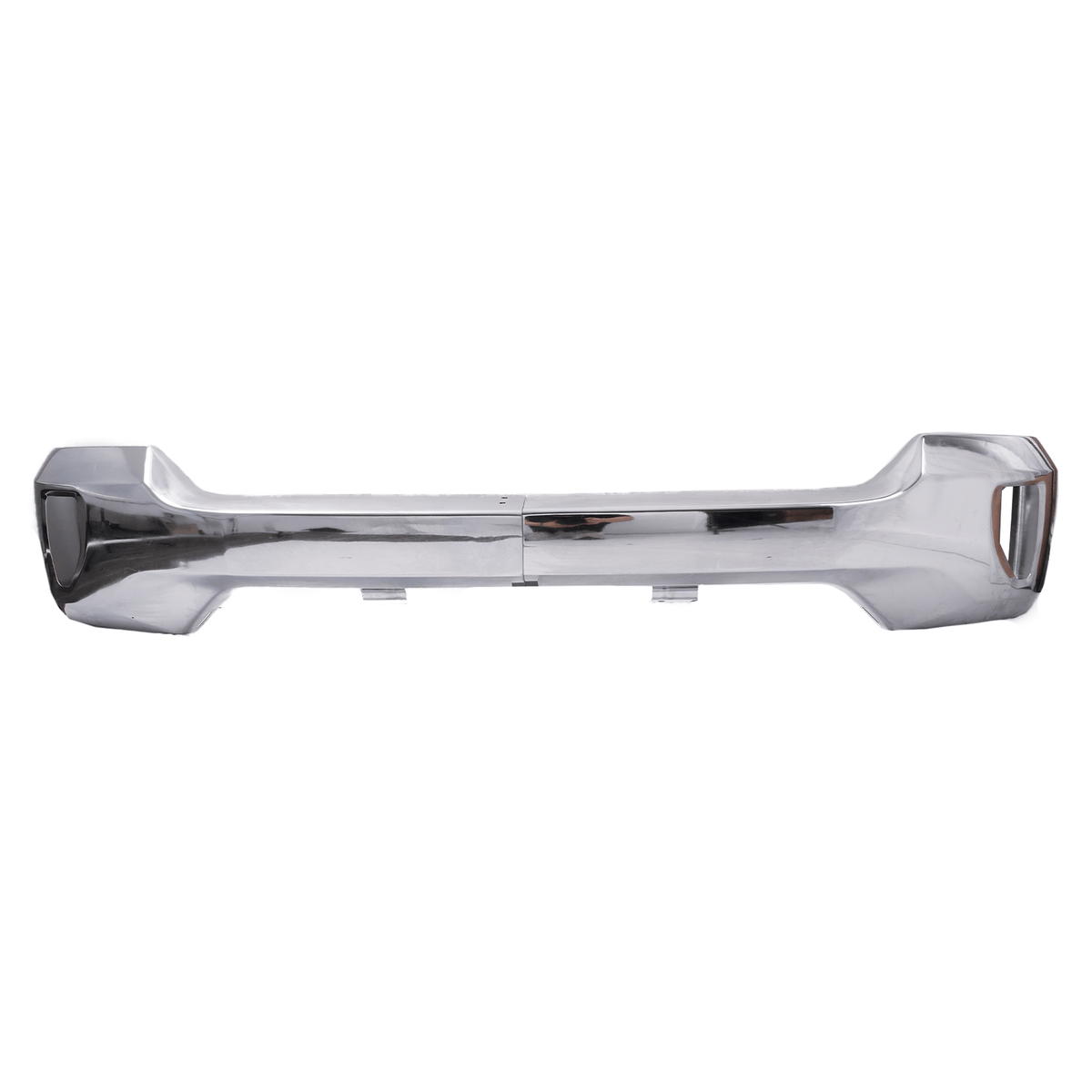 Front Bumper Face Bar w/Fog Light Hole Chrome Fit For Silverado 1500 2016-2019