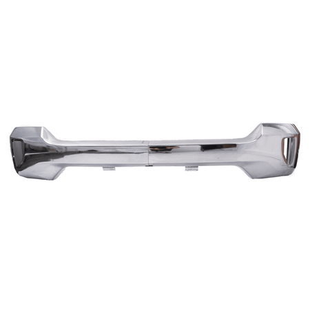 Front Bumper Face Bar w/Fog Light Hole Chrome Fit For Silverado 1500 2016-2019