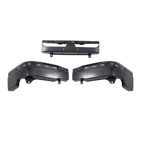 Front Bumper Fit for Chevrolet Silverado 1500 2003-2006 2007 Black Steel