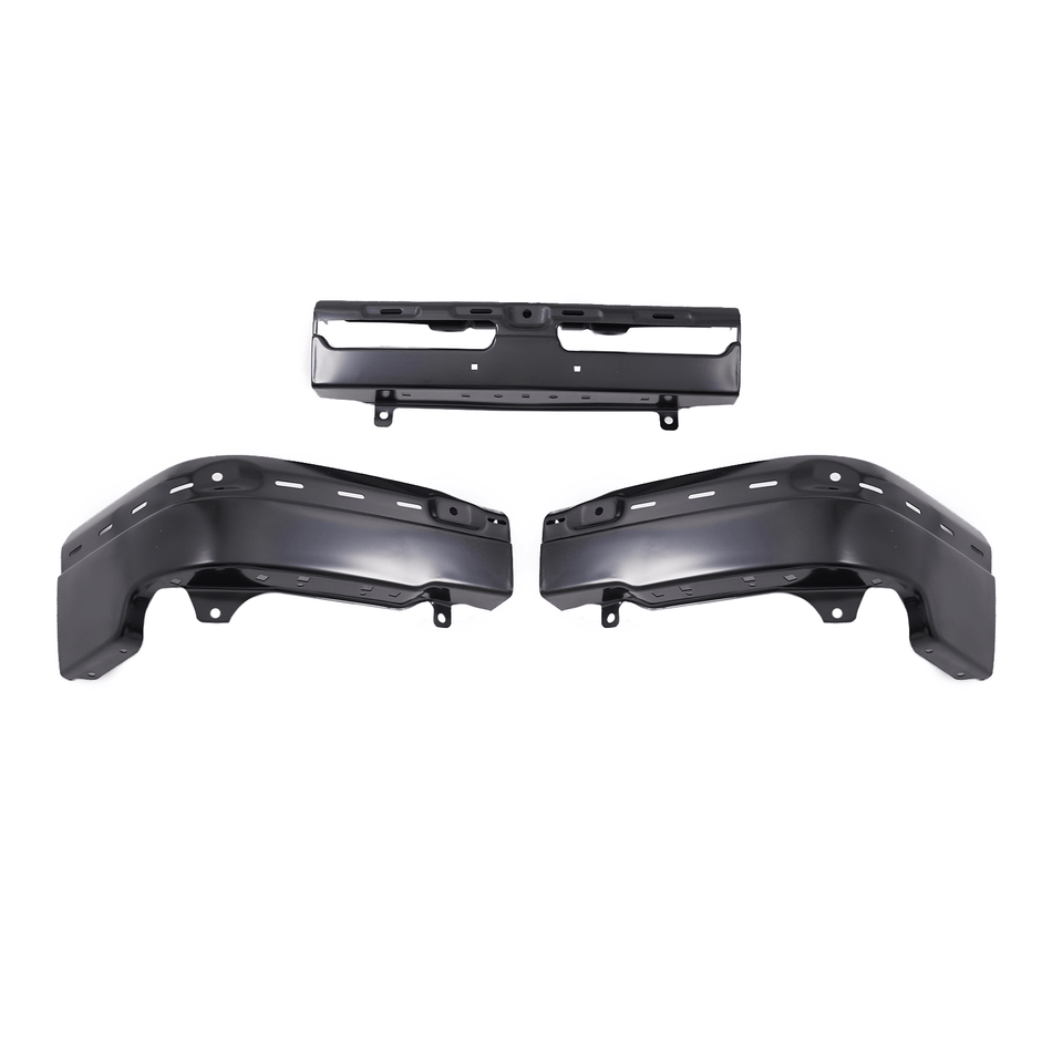 Front Bumper Fit for Chevrolet Silverado 1500 2003-2006 2007 Black Steel