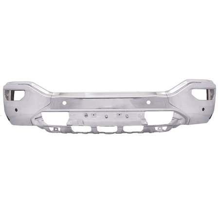 Front Bumper Fit For GMC Sierra 1500 2016-2018 Chrome With Fog Light Holes