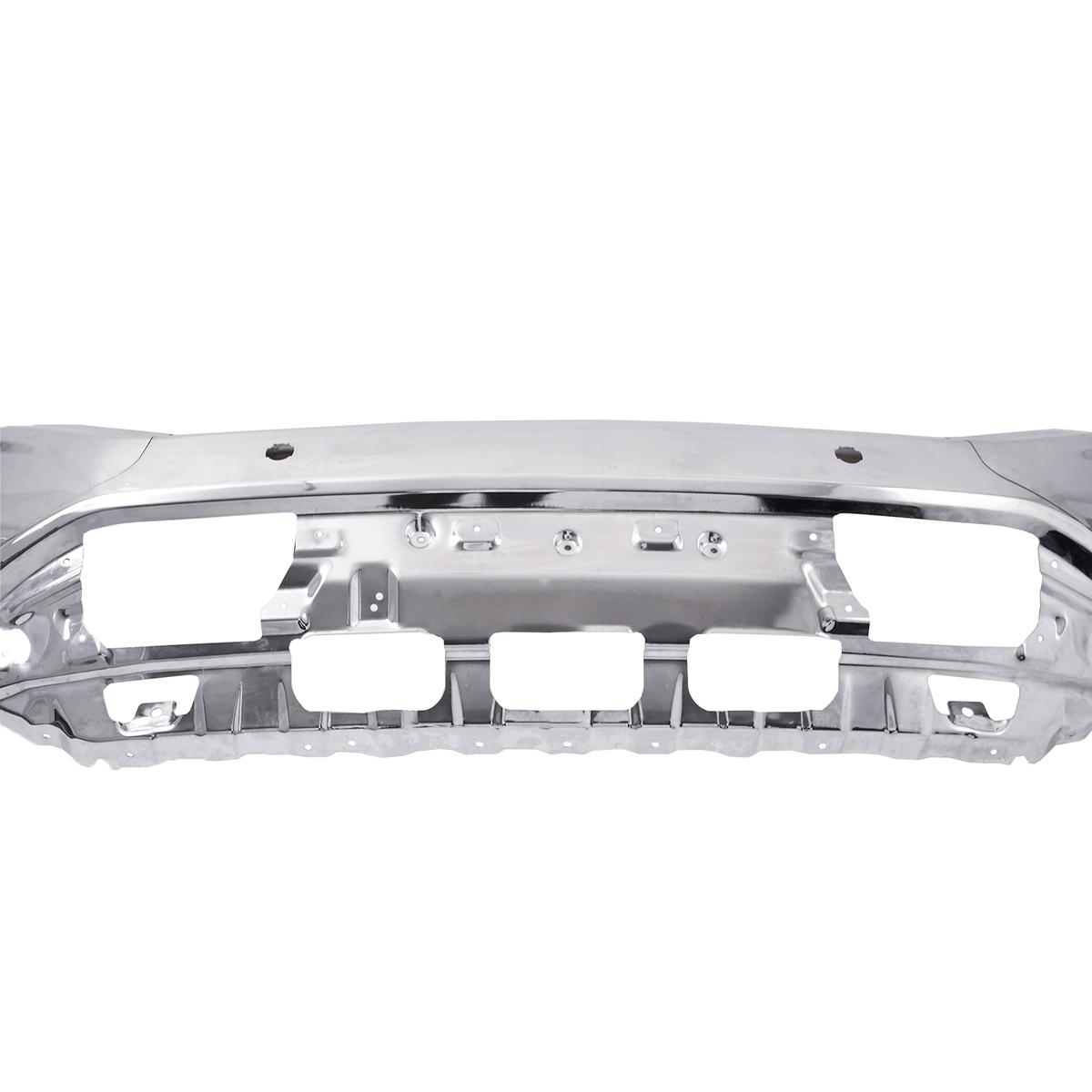 Front Bumper Fit For GMC Sierra 1500 2016-2018 Chrome With Fog Light Holes