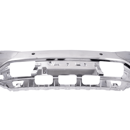 Front Bumper Fit For GMC Sierra 1500 2016-2018 Chrome With Fog Light Holes