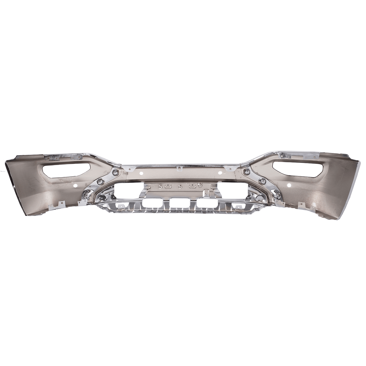 Front Bumper Fit For GMC Sierra 1500 2016-2018 Chrome With Fog Light Holes