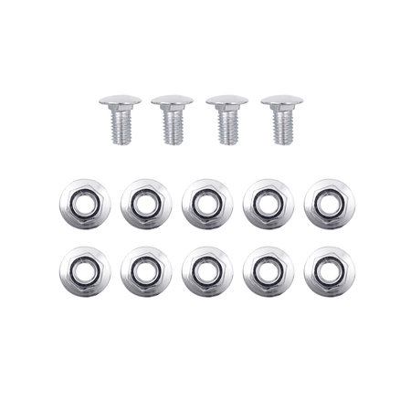 Front Bumper Fit For GMC Sierra 1500 2016-2018 Chrome With Fog Light Holes
